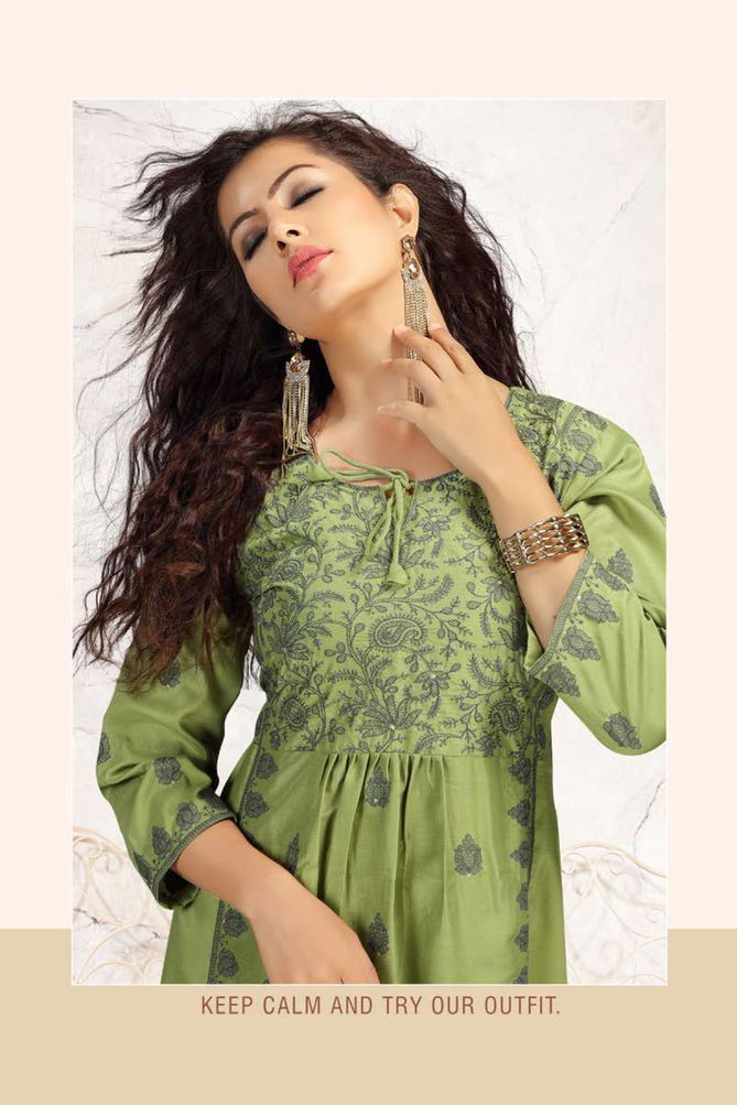 Dee Cee Alishba Fancy Ethnic Wear Latest Anarkali Kurtis Collection